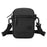 WEPOWER 1237# Casual Mini Men Crossbody Bag Multifunctional Nylon Chest Bag Phone Pouch - Black - 1