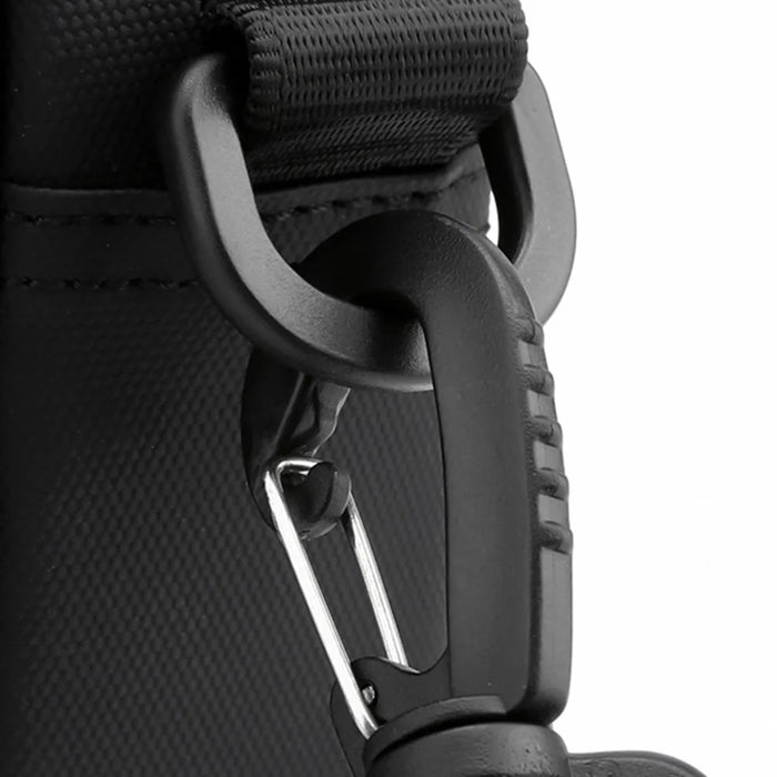 WEPOWER 1237# Casual Mini Men Crossbody Bag Multifunctional Nylon Chest Bag Phone Pouch - Black - 6