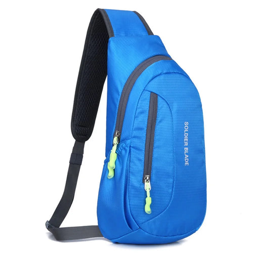 SOLDIER BLADE 1104 Cycling Shoulder Bag Outdoor Leisure Sports Bag Lightweight Polyester Cross Body Bag - Blue - 1