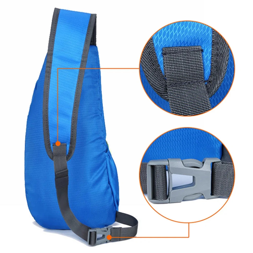 SOLDIER BLADE 1104 Cycling Shoulder Bag Outdoor Leisure Sports Bag Lightweight Polyester Cross Body Bag - Blue - 6