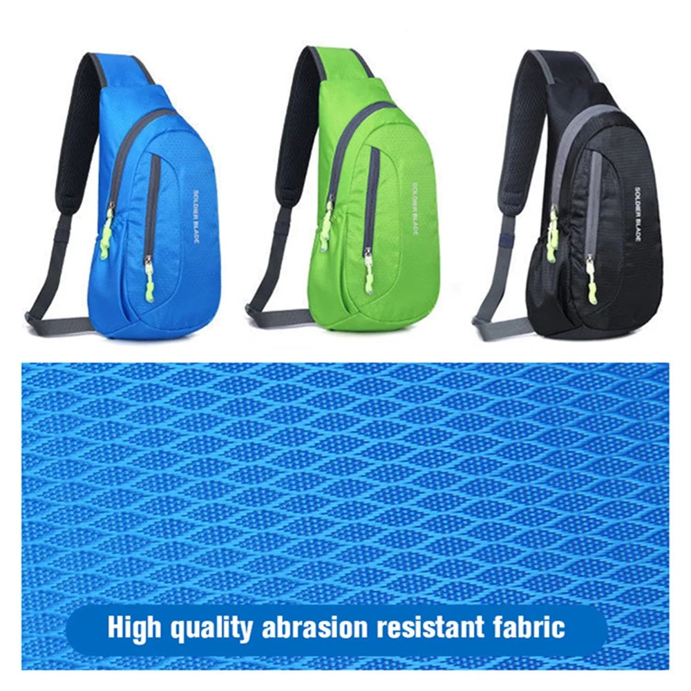 SOLDIER BLADE 1104 Cycling Shoulder Bag Outdoor Leisure Sports Bag Lightweight Polyester Cross Body Bag - Blue - 7
