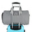 SOLDIER BLADE 8819 Men Suit Shoes Clothes Storage Bag Polyester Travel Luggage Tote Crossbody Bag - Light Grey - 6