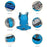 OUTDOOR INOXTO 20L Outdoor Climbing Hiking Rucksack Waterproof Polyester Cycling Backpack - Blue - 5