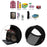 OUTDOOR INOXTO Polyester Gym Bag Dry and Wet Depart Pocket Sports Duffle Short-Distance Trip Camping Tote Bag - Black - 5