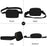 Stylish Men Women Nylon Waterproof Chest Waist Bag Sport Casual Crossbody Bag - Black - 2