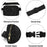 Stylish Men Women Nylon Waterproof Chest Waist Bag Sport Casual Crossbody Bag - Black - 4