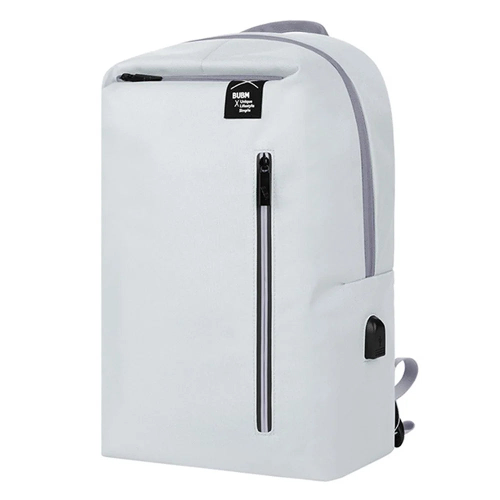 BUBM BM01146006B Outdoor Sports Backpack Breathable Polyester Shoulder Bag Large Capacity Storage Bag - Grey - 1