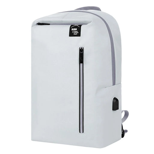 BUBM BM01146006B Outdoor Sports Backpack Breathable Polyester Shoulder Bag Large Capacity Storage Bag - Grey - 1