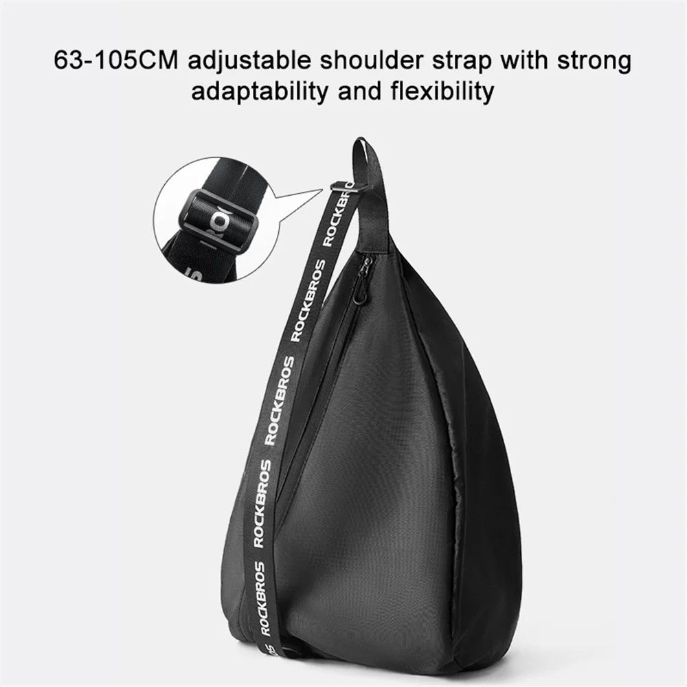 ROCKBROS H34  Large Capacity Motorbike Helmet Storage Bag Single Shoulder Adjustable Motorcycle Backpack - 4