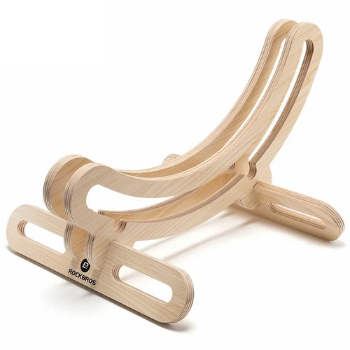 ROCKBROS 27210013001 Bike Rack Stand Indoor Bike Storage Wood Parking Stand for 700C Road Bike - 1