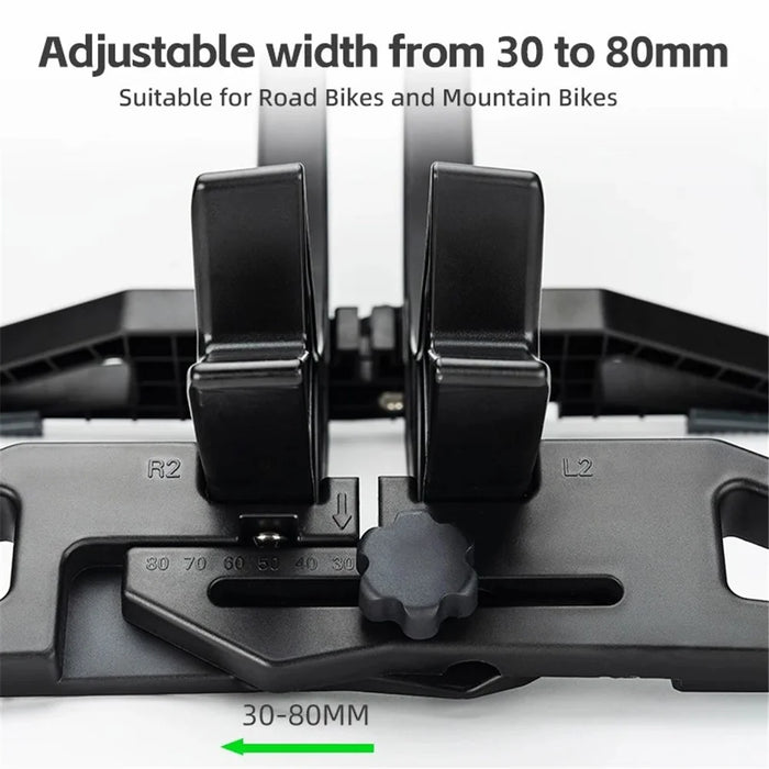 ROCKBROS 27210013001 Bicycle Stand Rack Indoor Bike Storage Road MTB Bicycle Stop Parking Stand - Black - 3