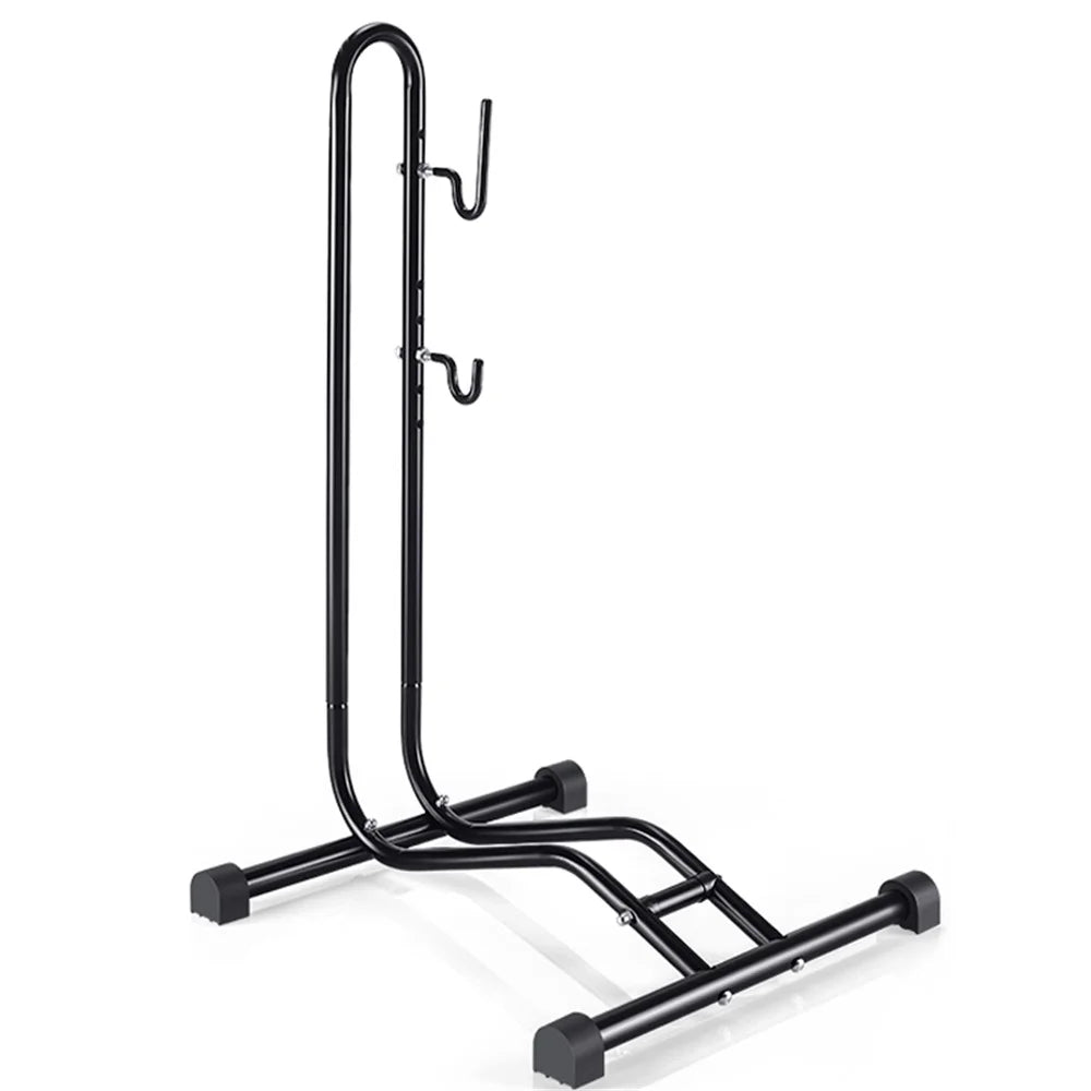 WEST BIKING YP0723017 2-In- 1 Bike Supported Hanger L-shaped Vertical Bicycles Parking Mount Holder Packing Rack - 1