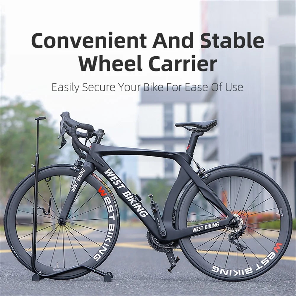 WEST BIKING YP0723017 2-In- 1 Bike Supported Hanger L-shaped Vertical Bicycles Parking Mount Holder Packing Rack - 4