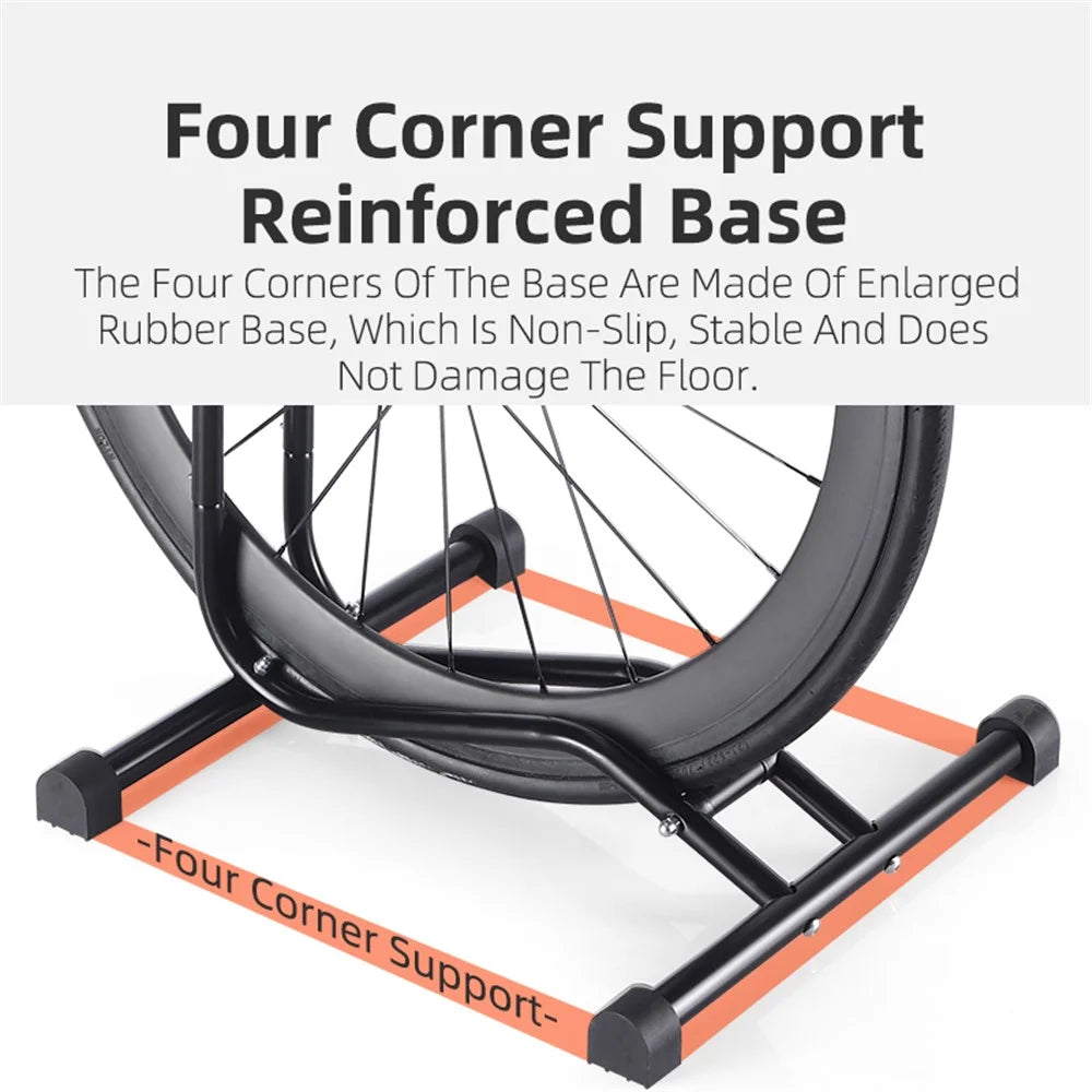 WEST BIKING YP0723017 2-In- 1 Bike Supported Hanger L-shaped Vertical Bicycles Parking Mount Holder Packing Rack - 6