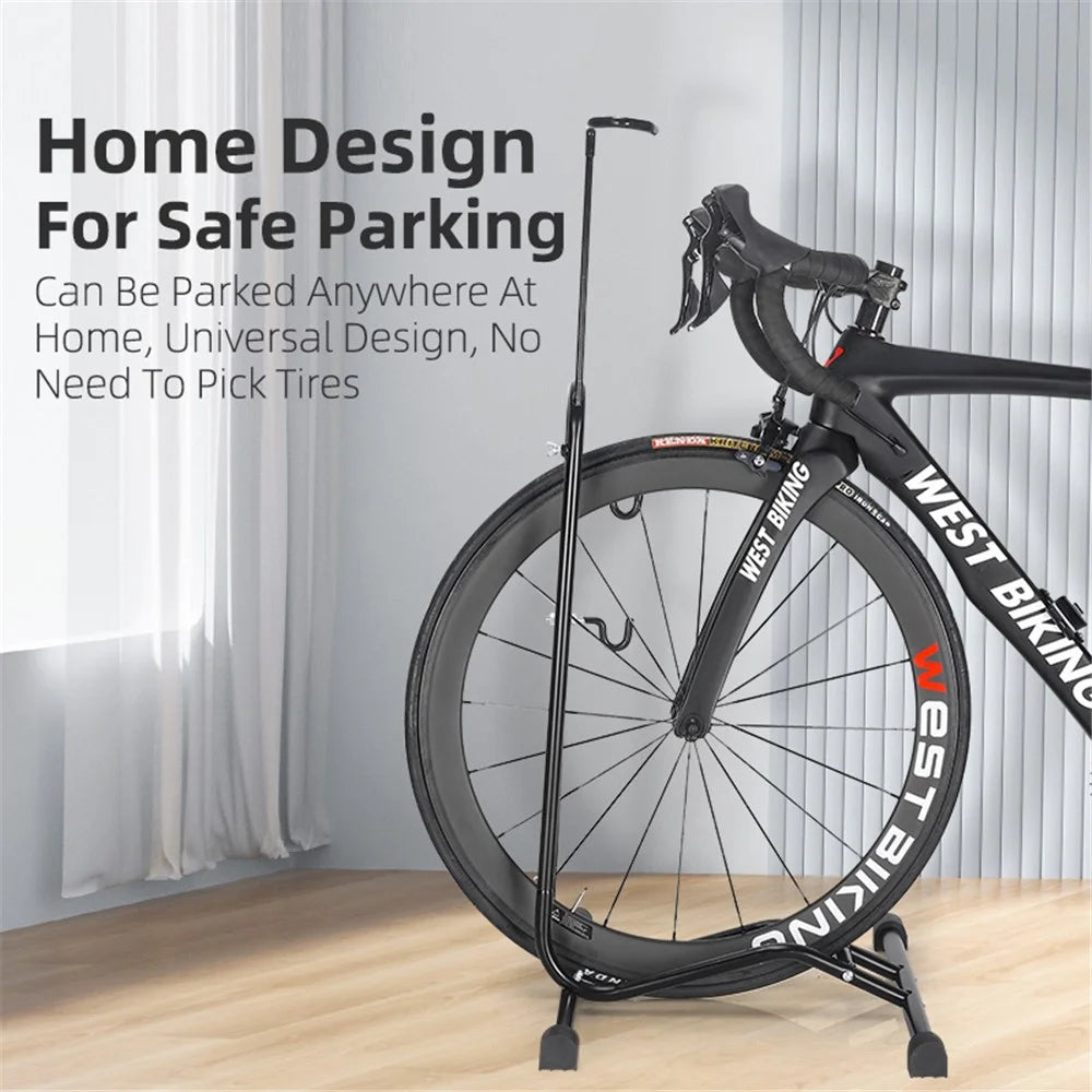 WEST BIKING YP0723017 3 In 1 Bicycles Mount Bike Supported Hanger L-shaped Vertical Parking Holder Packing Rack - 7