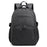 WEPOWER 3403# Waterproof Nylon Backpack Men Shoulder Bag for 15.6-inch Laptop - Black - 1