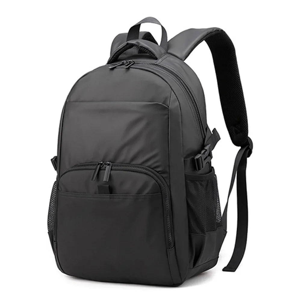 WEPOWER 3403# Waterproof Nylon Backpack Men Shoulder Bag for 15.6-inch Laptop - Black - 7