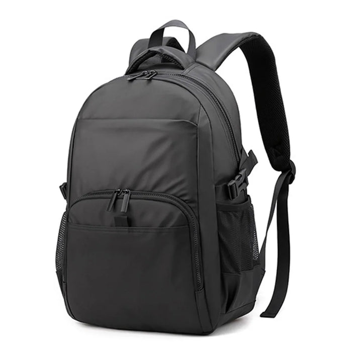 WEPOWER 3403# Waterproof Nylon Backpack Men Shoulder Bag for 15.6-inch Laptop - Black - 7