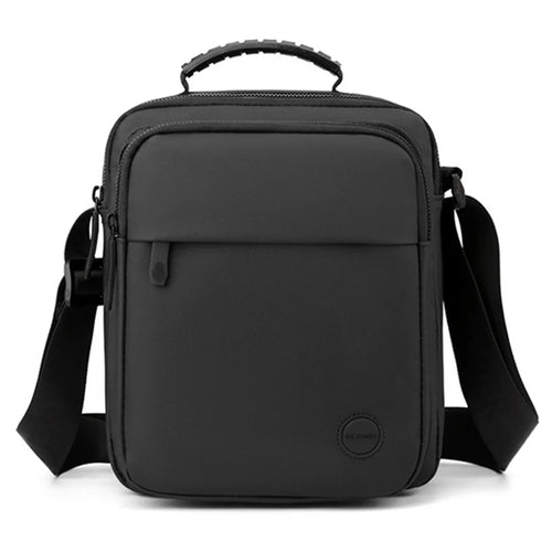 WEPOWER 1251# Water Repellent Men Crossbody Messenger Bag Oxford Cloth Shoulder Bag, Size S - Black - 1