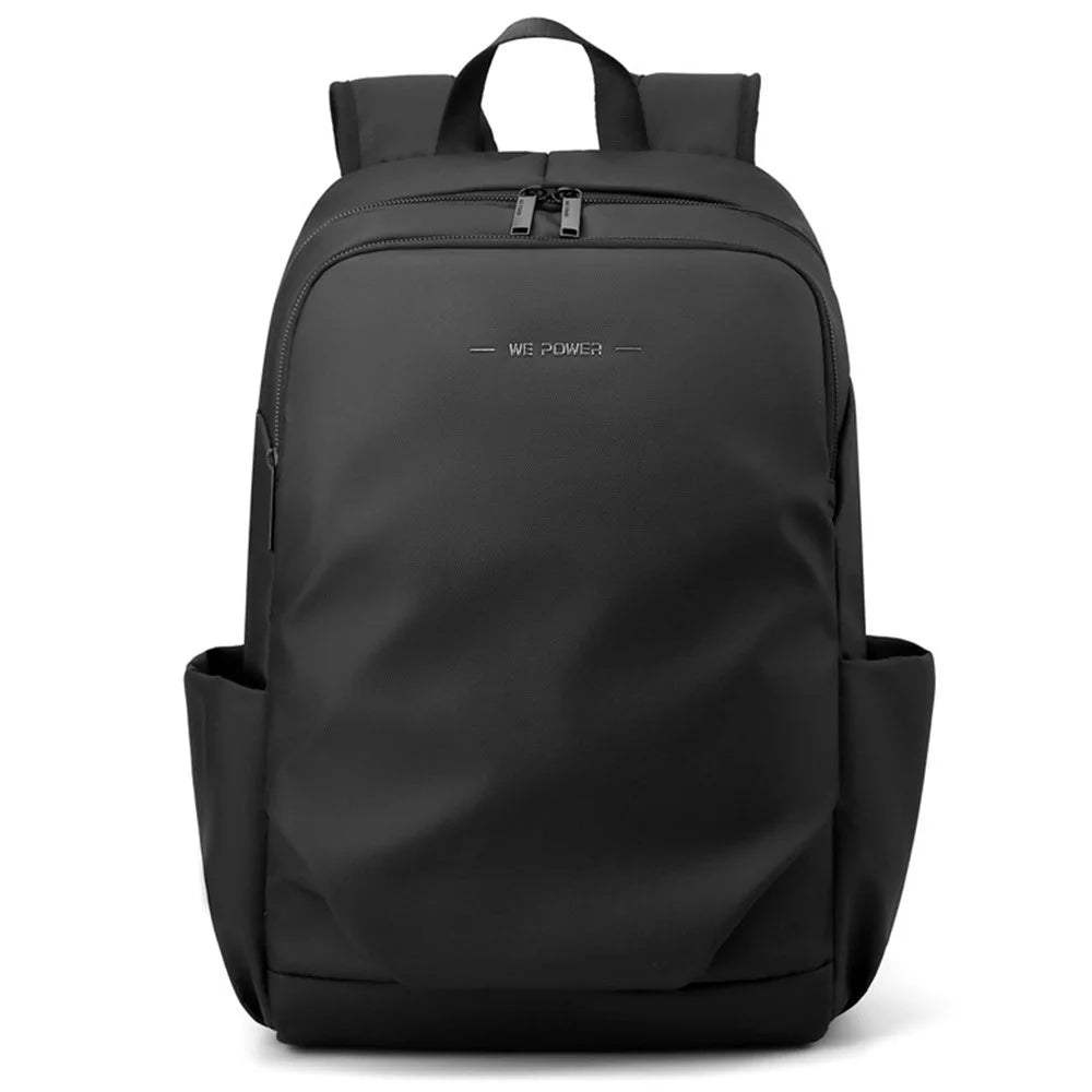 WEPOWER 1262 Men's Shoulders Bag Waterproof Nylon Cloth Travel Hiking Backpack Laptop Storage Bag - Black - 1