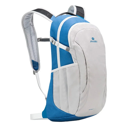 ANMEILU 1062 16L Nylon+Polyester Backpack Hiking Cycling Large Shoulders Bag - Light Grey+Blue - 1