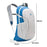 ANMEILU 1062 16L Nylon+Polyester Backpack Hiking Cycling Large Shoulders Bag - Light Grey+Blue - 7