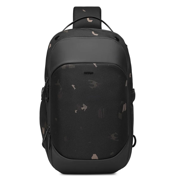 OZUKO 9731 Crossbody Shoulder Bag Oxford Cloth Waterproof Chest Bag - Camouflage - 1