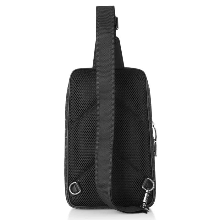 WIWU Anti-Theft Fingerprint Lock Crossbody Sling Bag PVC Chest Bag Daypack - 3