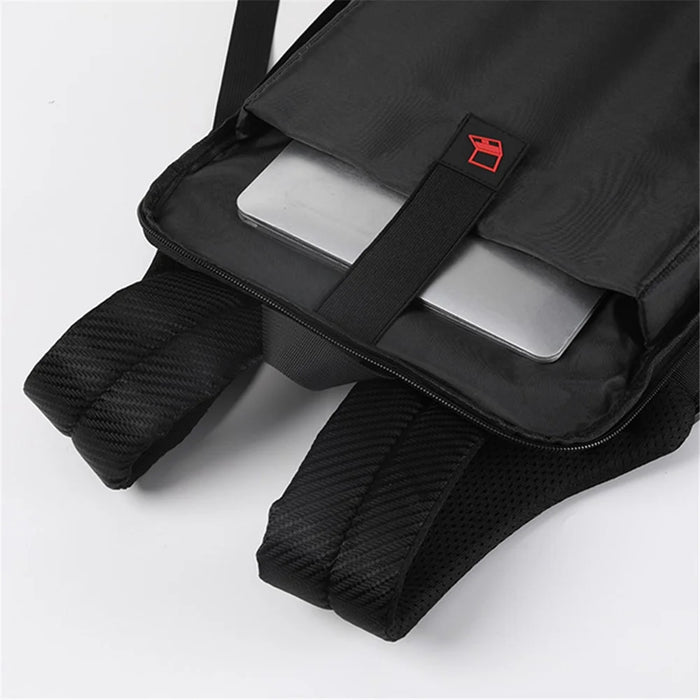 ETRAVEL Travel Backpack Oxford Cloth+PU Daypack Dual Shoulders Bag 28x13x42CM - 2