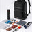 ETRAVEL Travel Backpack Oxford Cloth+PU Daypack Dual Shoulders Bag 28x13x42CM - 6
