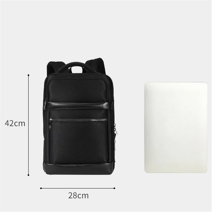 ETRAVEL Travel Backpack Oxford Cloth+PU Daypack Dual Shoulders Bag 28x13x42CM - 7