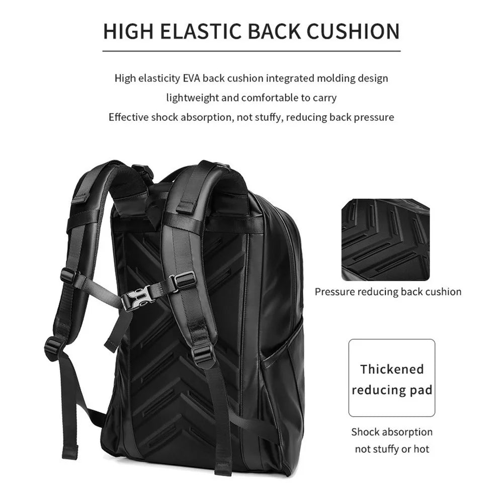 2289 Waterproof Oxford Cloth Travel Backpack Business 16-Inch Laptop Carrying Bag - 5