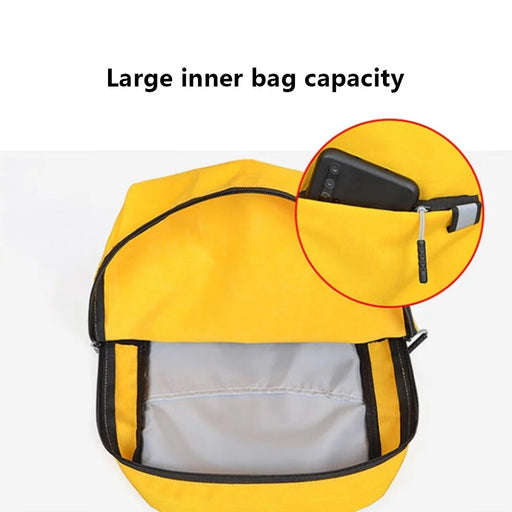VICTORIATOURIST V2028 Backpack Lightweight Casual Daypack Travel Hiking Daypack for Men Women - Yellow - 2