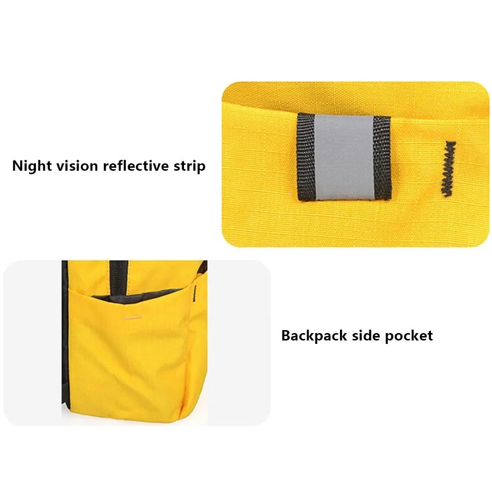 VICTORIATOURIST V2028 Backpack Lightweight Casual Daypack Travel Hiking Daypack for Men Women - Yellow - 5