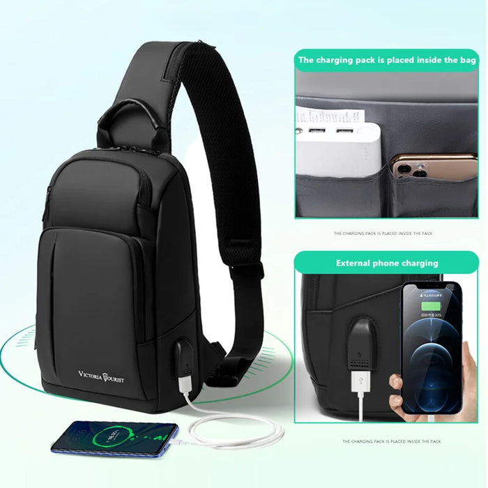 VICTORIATOURIST V5089 Chest Bag Crossbody Sling Backpack Waterproof Outdoor Sports Shoulder Bag - 3