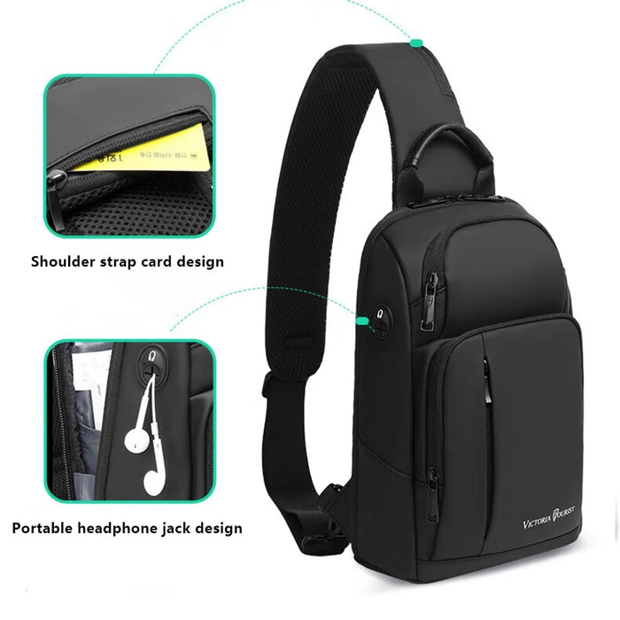 VICTORIATOURIST V5089 Chest Bag Crossbody Sling Backpack Waterproof Outdoor Sports Shoulder Bag - 6