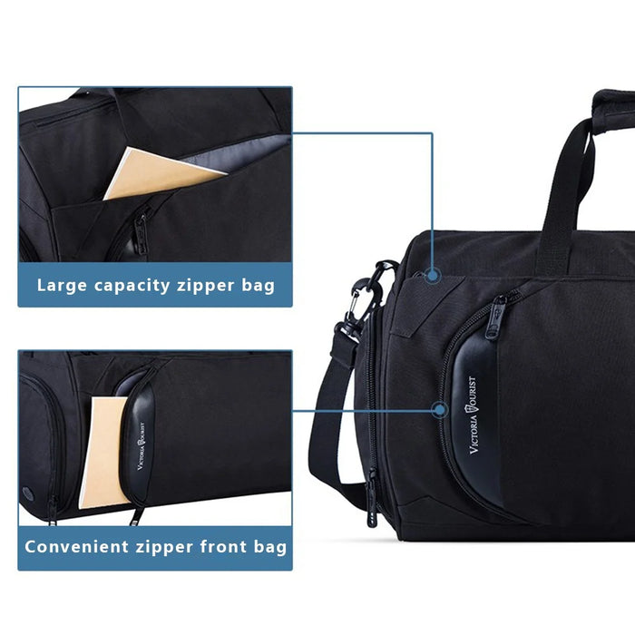 VICTORIATOURIST V7020 Wet and Dry Separation Gym Bag Polyester Fitness Shoulder Bag - 5