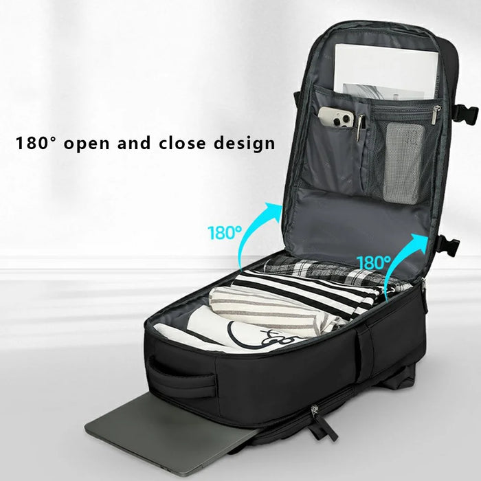 VICTORIATOURIST V7051 Travel Climbing Backpack Laptop Carrying Polyester Daypack - Black - 4
