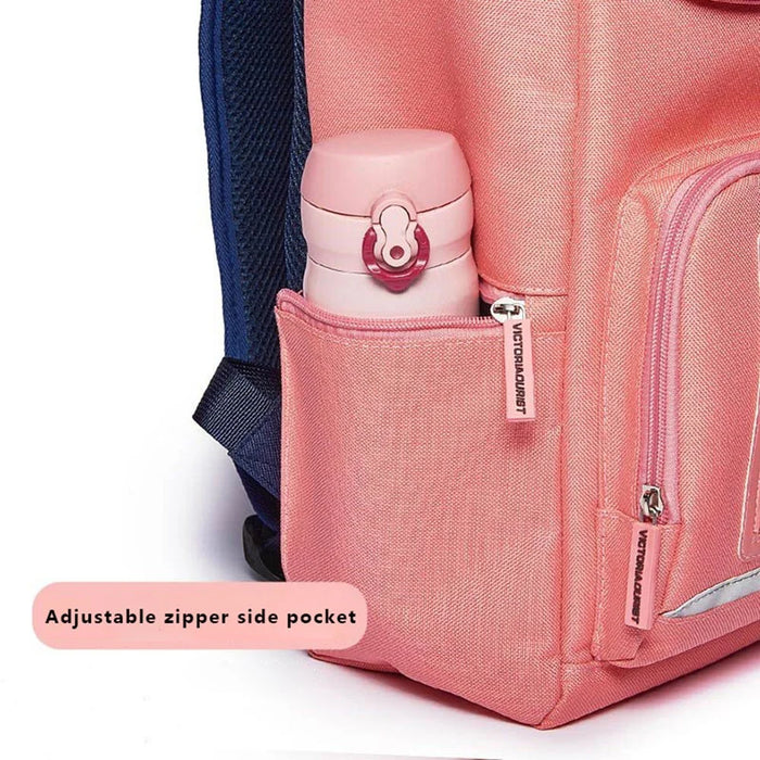 VICTORIATOURIST S8031 Burden-reducing Backpack Oxford Cloth Kids Primary School Student Schoolbag, Large Version - 7