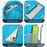HAWEEL HWL7031 Outdoor Ultra-light Foldable Rucksack Climbing Hiking Waterproof Polyester Backpack - Blue - 3