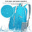 HAWEEL HWL7031 Outdoor Ultra-light Foldable Rucksack Climbing Hiking Waterproof Polyester Backpack - Blue - 5