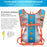 HAWEEL HWL7030 Outdoor Ultra-light Hiking Backpack Oxford Cycling Rucksack Travel Daypack - Blue - 6