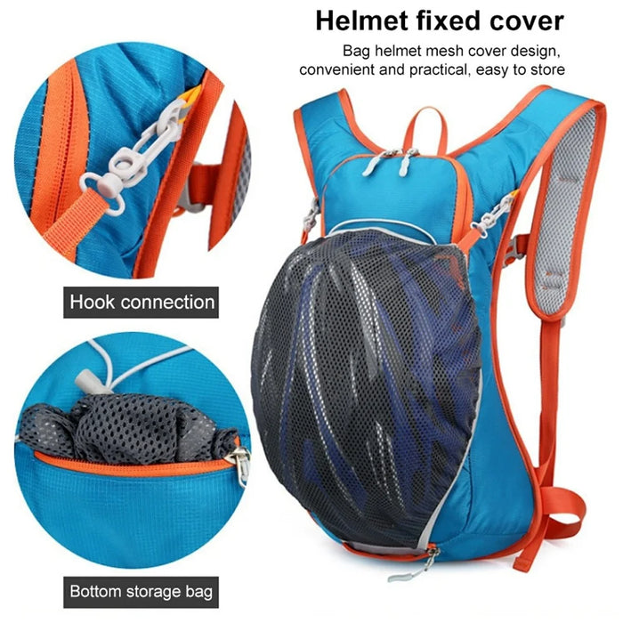 HAWEEL HWL7030 Outdoor Ultra-light Hiking Backpack Oxford Cycling Rucksack Travel Daypack - Blue - 7