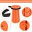 Outdoor Camping Fishing Folding Stool Portable Telescopic Chair with Shoulder Strap - Orange - 3