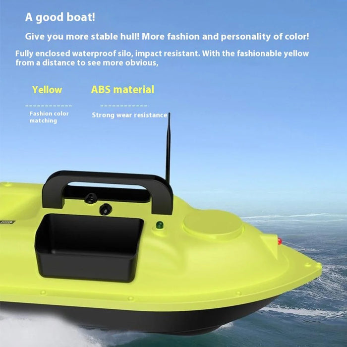 D18B 3 Bait Slot GPS Positioning Fishing Bait Boat for Lakes Rivers 500m Remote Control (CE Certified) - EU Plug - 4