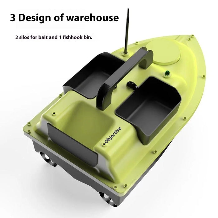 D18B 3 Bait Slot GPS Positioning Fishing Bait Boat for Lakes Rivers 500m Remote Control (CE Certified) - EU Plug - 7