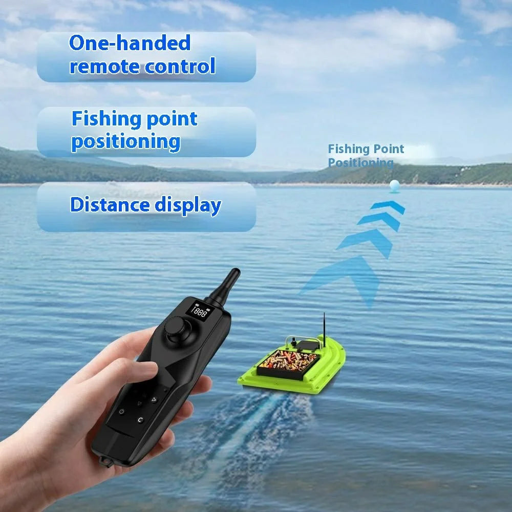 D26 GPS Positioning Self Return 2kg Load Remote Control Automatic Fish Bait Boat with Light (CE Certified) - EU Plug - 7