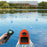 D80B-GPS Dual Antenna 12V Automatic Bait Boat with 100 Fishing Spots for River / Lake / Coastal Waters, Orange (CE Certified) - EU Plug - 3