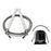 AOLIKES TS-3202 Adult Exercise Jump Rope Adjustable Length Steel Wire Weighted Skipping Rope - Silver - 1
