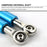 AOLIKES TS-3202 Adult Exercise Jump Rope Adjustable Length Steel Wire Weighted Skipping Rope - Silver - 4